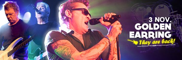 Ad Golden Earring show Nieuw Vennep November 03, 2012